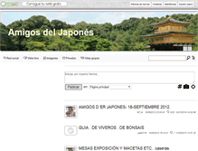 Tablet Screenshot of amigos-del-japones-14.portalbonsai.com