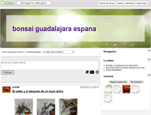 Tablet Screenshot of bonsai-guadalajara-espana.portalbonsai.com